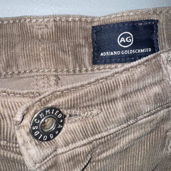 Adriano Goldschmied AG The Stevie Slim Straight Corduroy Jeans Pants Size 29 R - Picture 3 of 6
